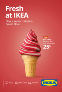 Ikea's "Fresh at Ikea" summertime  campaign