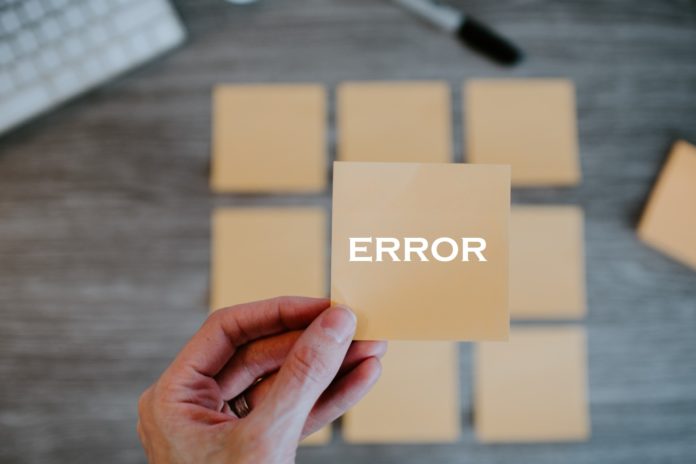 types of software errors